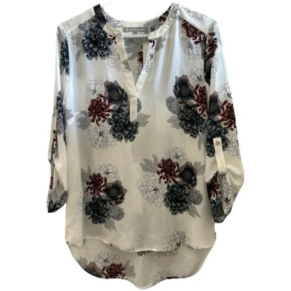 Daniel Rainn Floral Relaxed Buttoned Blouse| Size M
